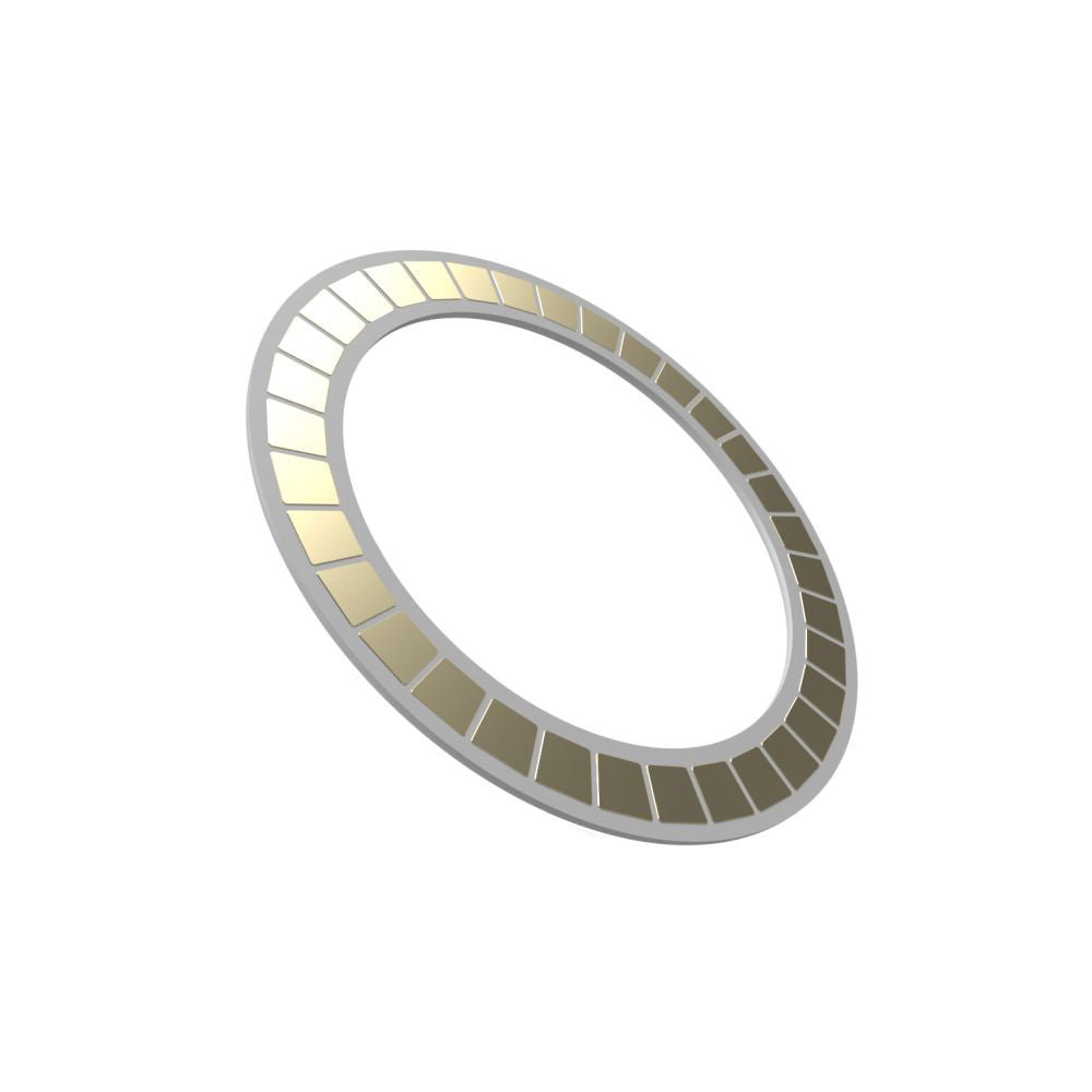 Fast Metalldekal, Vit