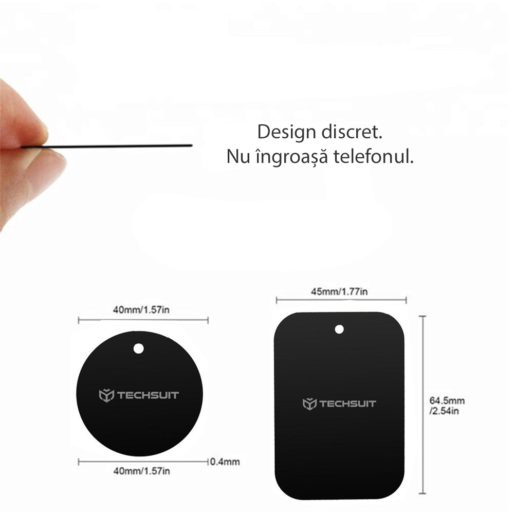 Metallic Techsuit MP03 2in1 Sticker, Black