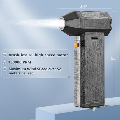 Techsuit YY01 Luftblåsare, 120W, Svart