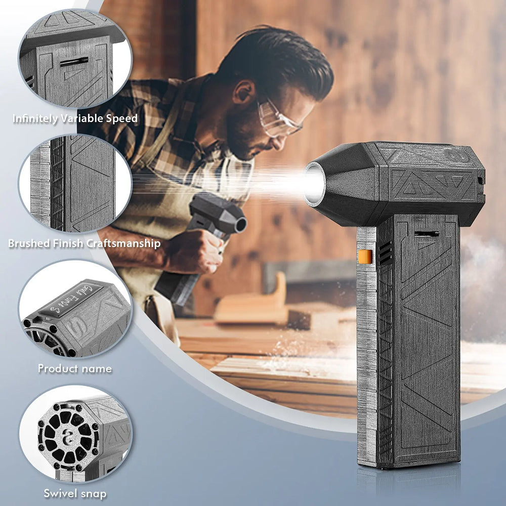 Techsuit YY01 Luftblåsare, 120W, Svart
