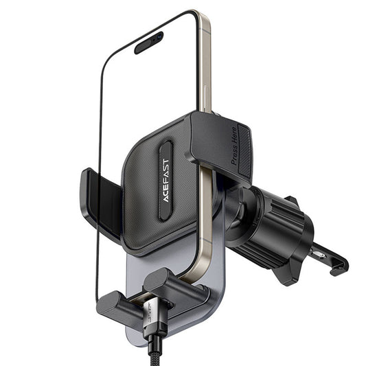 Bilhållare Acefast D25, 4.5inch - 6.7inch, Svart