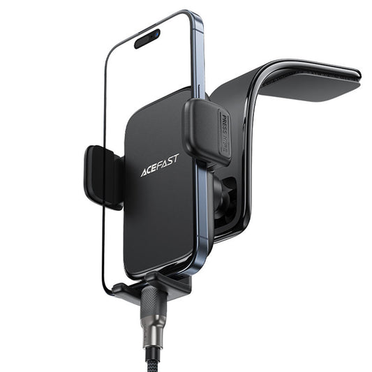 Bilhållare Acefast D28, 4.5 tum - 6.7 tum, Svart