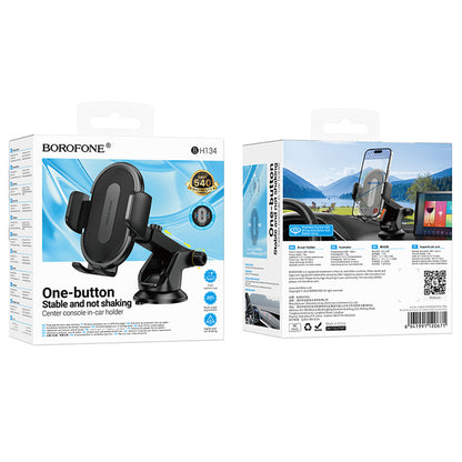 Bilhållare Borofone BH134 Rio, 4.5 tum - 7 tum, Svart