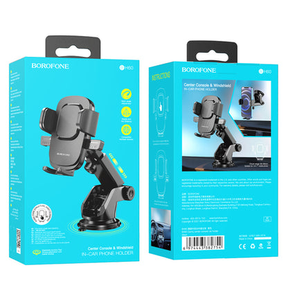 BH60 Dainty bilhållare, 4,5 tum - 7 tum, svart 