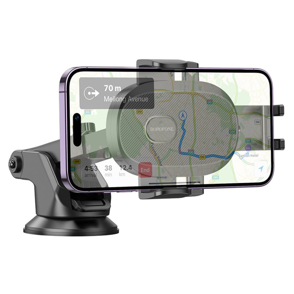 Bilhållare Borofone BH93 Grand, 4.5 tum - 7 tum, Svart