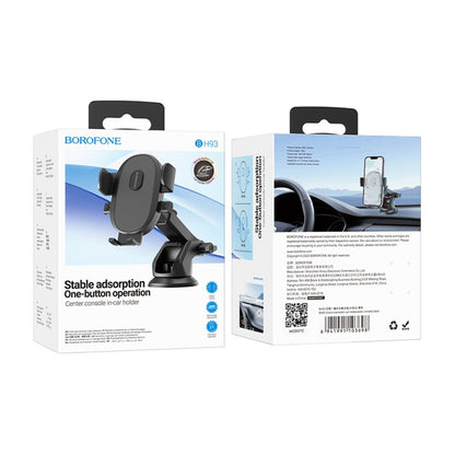 Bilhållare Borofone BH93 Grand, 4.5 tum - 7 tum, Svart