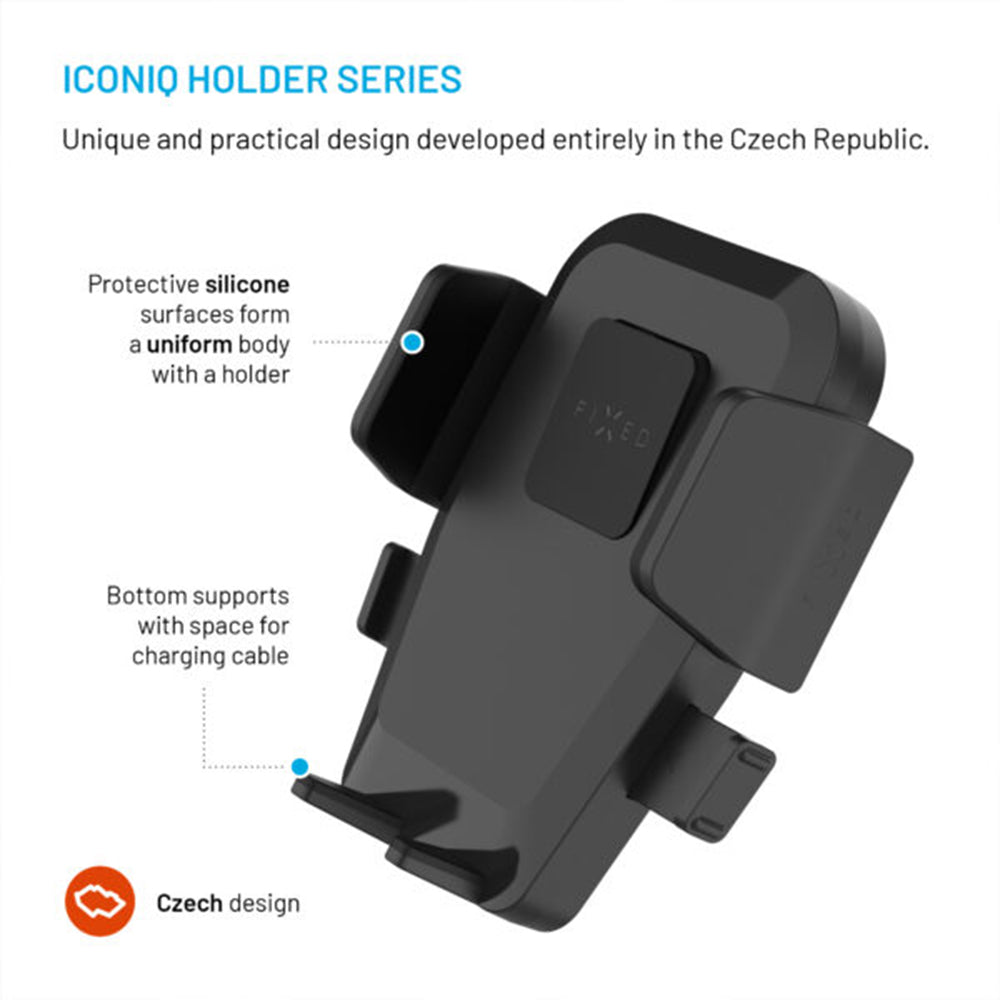 Fixed Iconiq Vent Car Holder, Universal, Black
