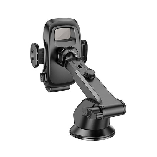 Bilhållare HOCO Fair H15, 4.5 tum - 7 tum, Svart