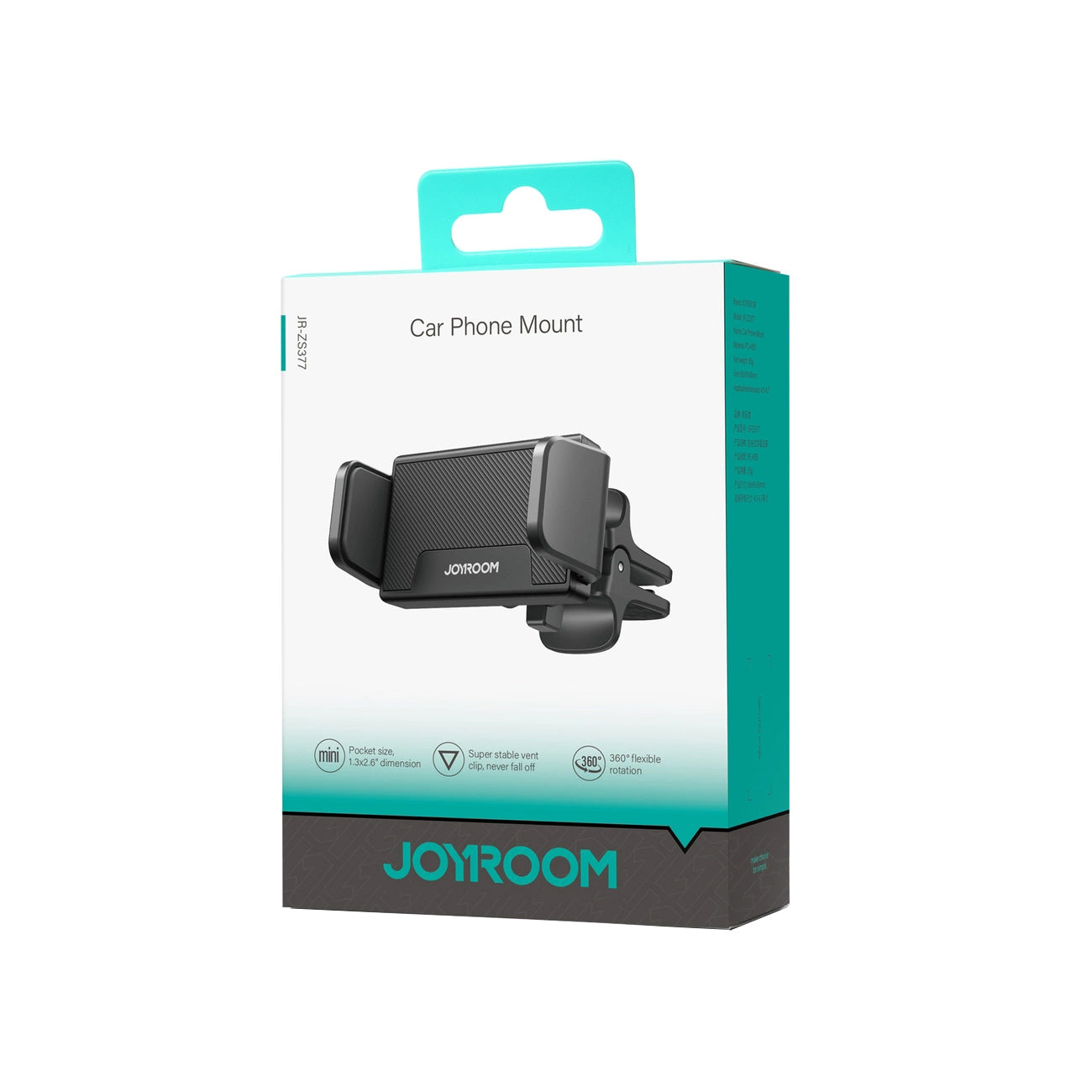 Bilhållare Joyroom JR-ZS377, 4.5 tum - 6.7 tum, Svart