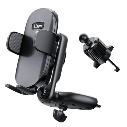 Lisen 2in1 Car Holder, 4.7inch - 7.2inch, Black YL0222040016