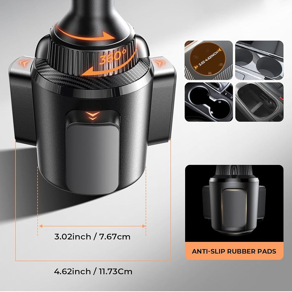 Bilhållare Lisen, 4.7 tum - 7.2 tum, Svart YL0220100001