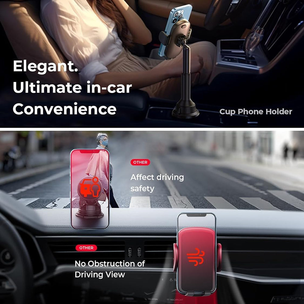 Bilhållare Lisen, 4.7 tum - 7.2 tum, Svart YL0220100001