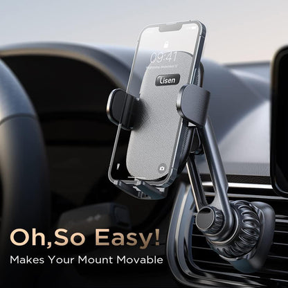 Lisen Car Holder, 4.7inch - 7.2inch, Black YL0222060011