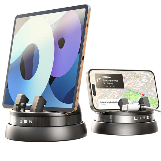 Lisen Bilhållare för Telefon / Surfplatta med tjocklek 6mm - 13mm, Svart YL0224060015