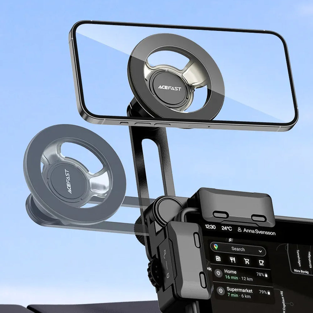 Magnetisk Bilhållare Acefast D43, Universal, Svart