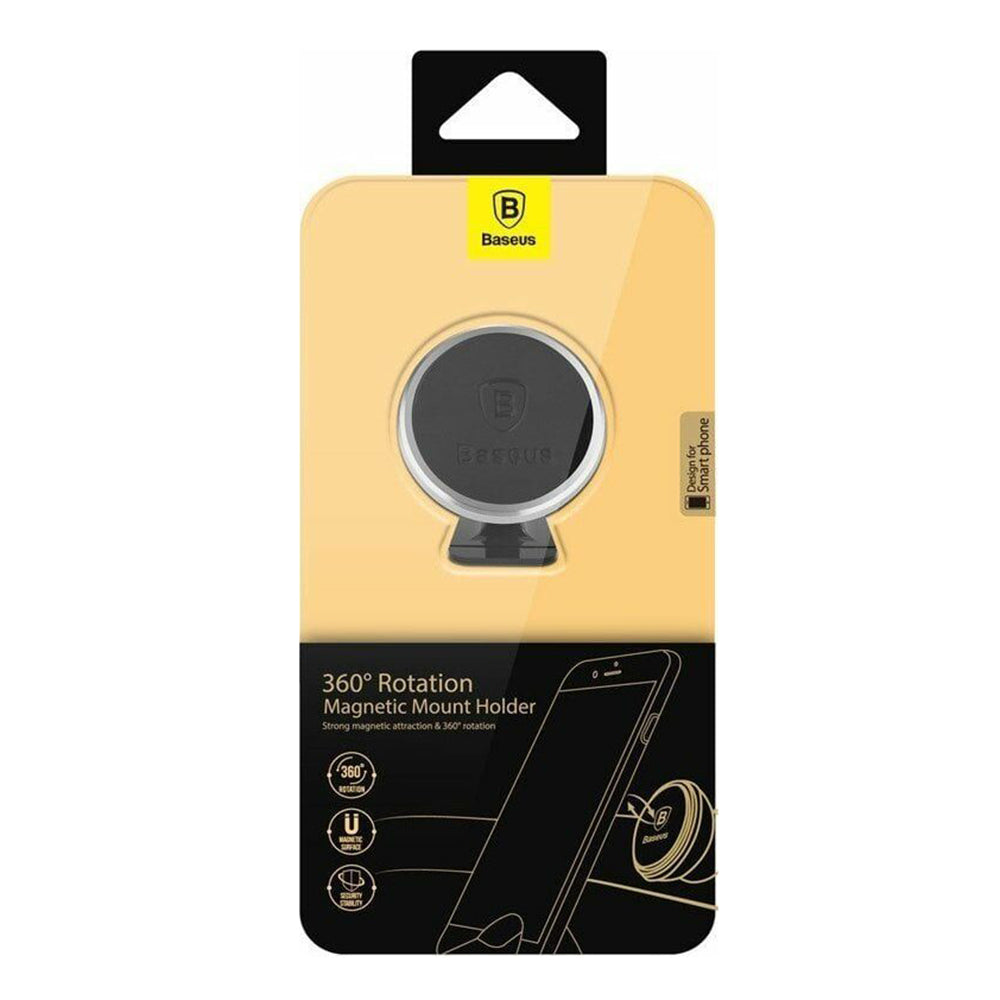 Magnetisk Bilhållare Baseus 360, Universal, Svart SUCX140012