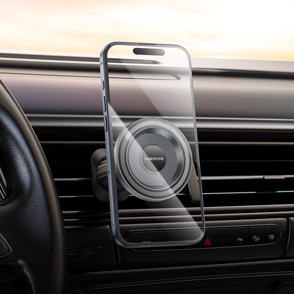Magnetisk Bilhållare Borofone BH122 Profit, 4.5tum - 7tum, Svart