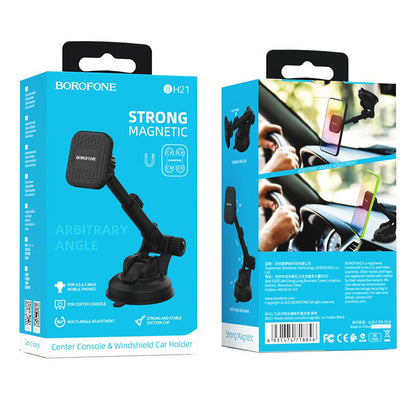 Magnetisk Bilhållare Borofone BH21 Vanda, Universal, Svart