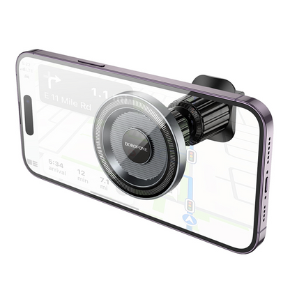 Magnetisk Bilhållare Borofone BH122 Profit, 4.5tum - 7tum, Svart