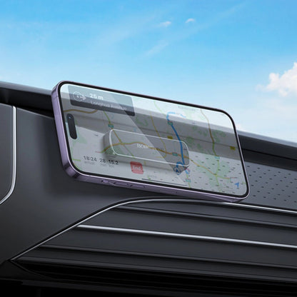 Magnetisk Bilhållare Borofone BH121, 4.5tum - 7tum, Svart Grå