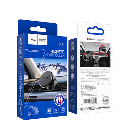 Magnetisk Bilhållare HOCO A81 Ligue Air Vent, Universal, Svart