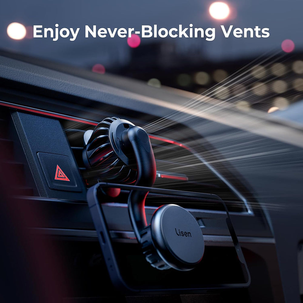 Magnetisk Bilhållare Lisen, Universal, Svart YL0222060002