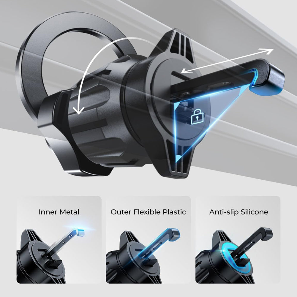 Lisen Magnetic Car Holder, Universal, Black YL0223110033