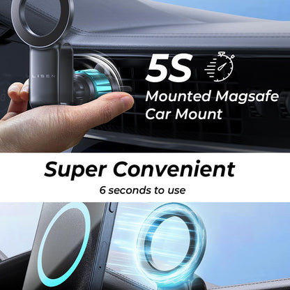 Magnetisk Bilhållare Lisen, Universal, Svart YL0224050012