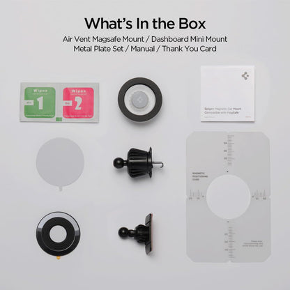 Magnetisk Bilhållare Spigen MFT13, Universal, Silver