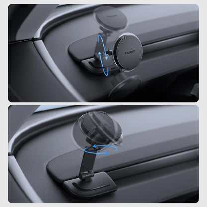 Spigen TAM110 magnetiskt bilhållare för Tesla Y / 3 / Y L, svart ACP11873