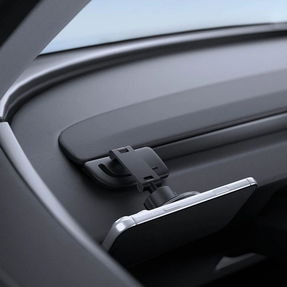 Spigen TAM110 magnetiskt bilhållare för Tesla Y / 3 / Y L, svart ACP11873