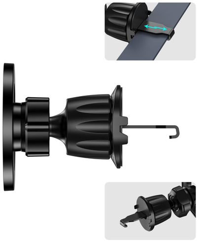 Magnetiskt Bilfäste Tech-Protect N56 2in1 II, Universal, Svart