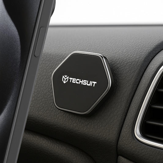 Magnetisk Bilhållare Techsuit HOLD210-C, Universal, Svart
