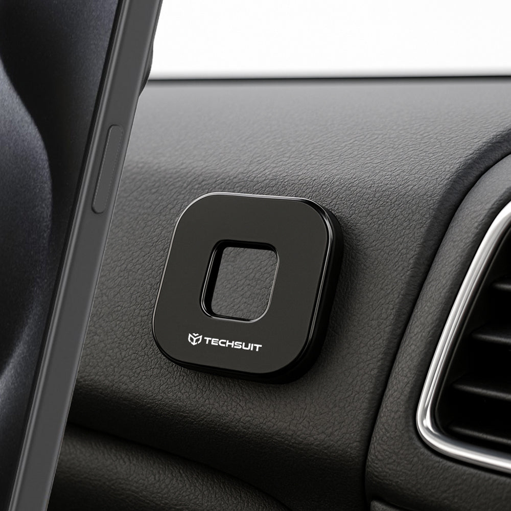 Magnetisk Bilhållare Techsuit HOLD210, Universal, Svart