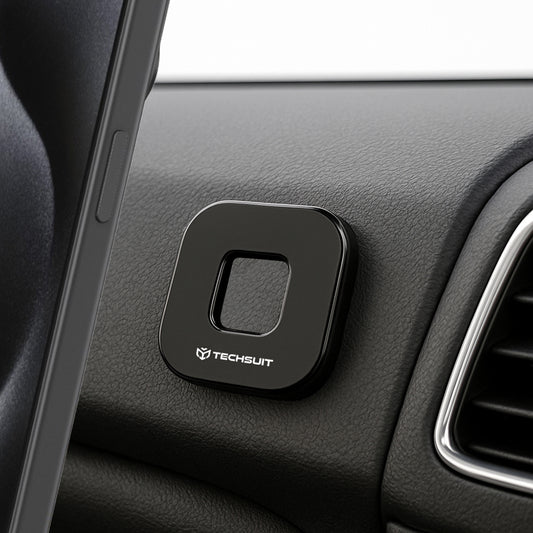 Magnetisk Bilhållare Techsuit HOLD210, Universal, Svart
