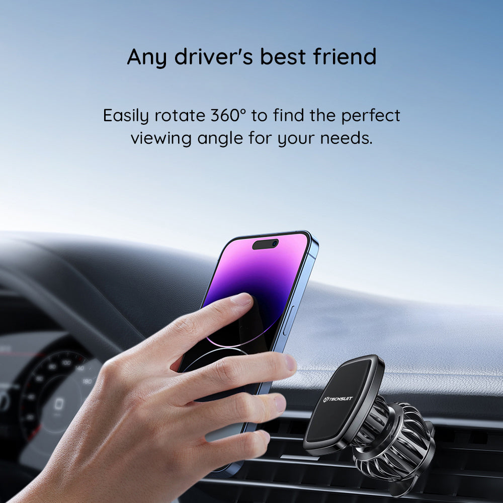 Magnetisk Bilhållare Techsuit S2, Universal, Svart