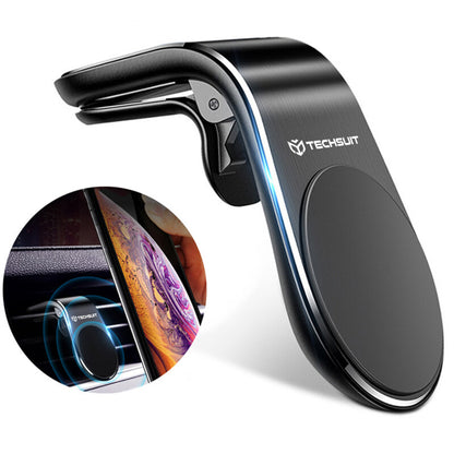 Magnetisk Bilhållare Techsuit S7, Universal, Silver