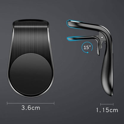 Magnetisk Bilhållare Techsuit S7, Universal, Silver