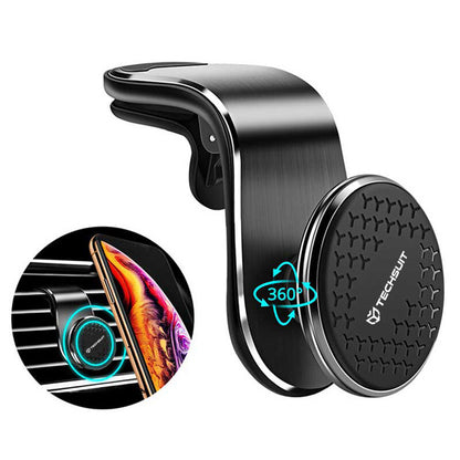 Magnetisk Bilhållare Techsuit S8, Universal, Silver