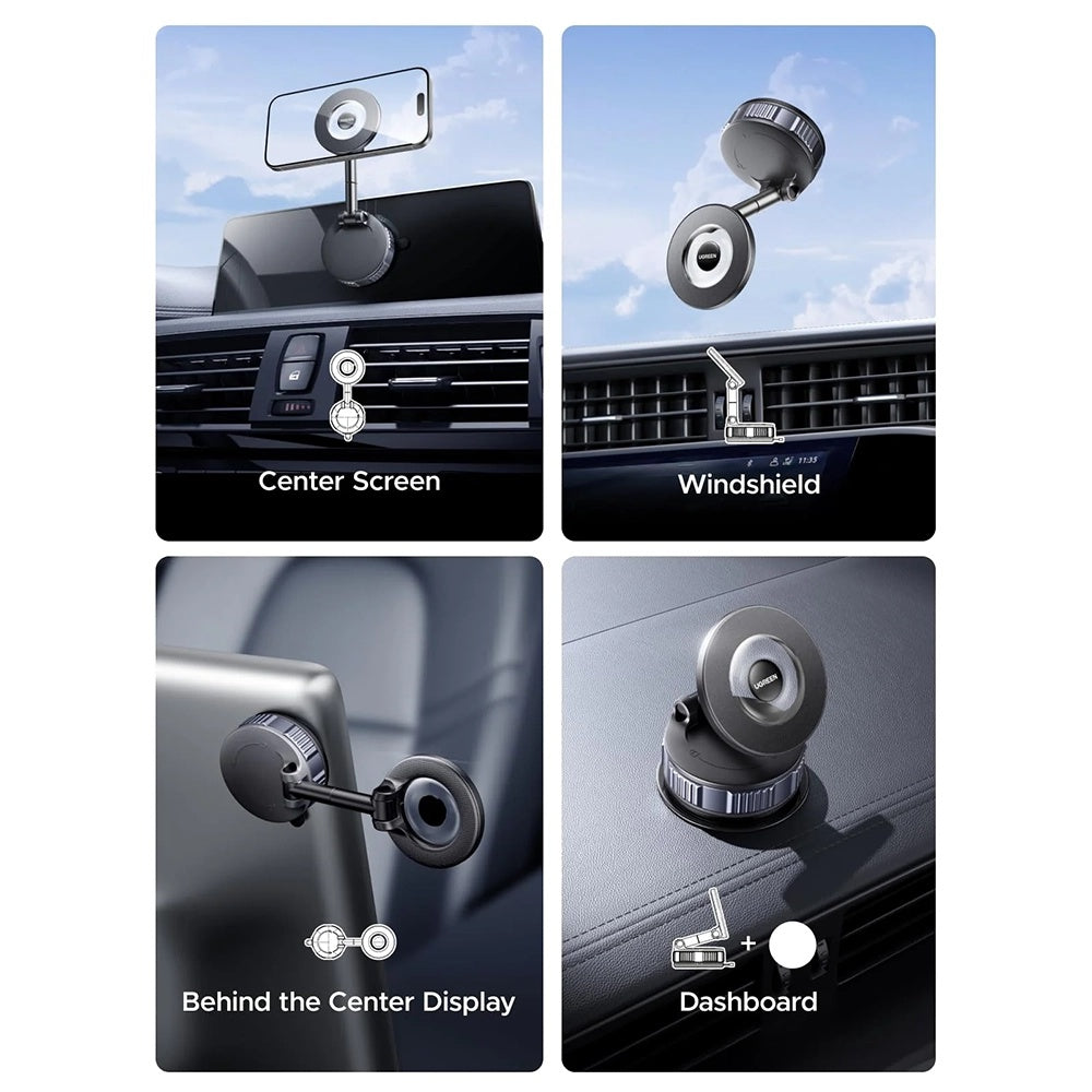 Magnetisk Bilhållare UGREEN LP970 (75666), Universal, Svart