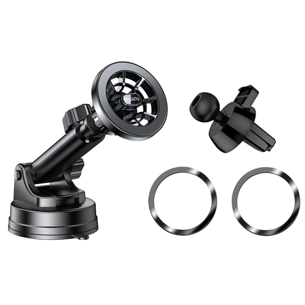 Magnetisk Bilhållare Yesido C158, Universal, Svart