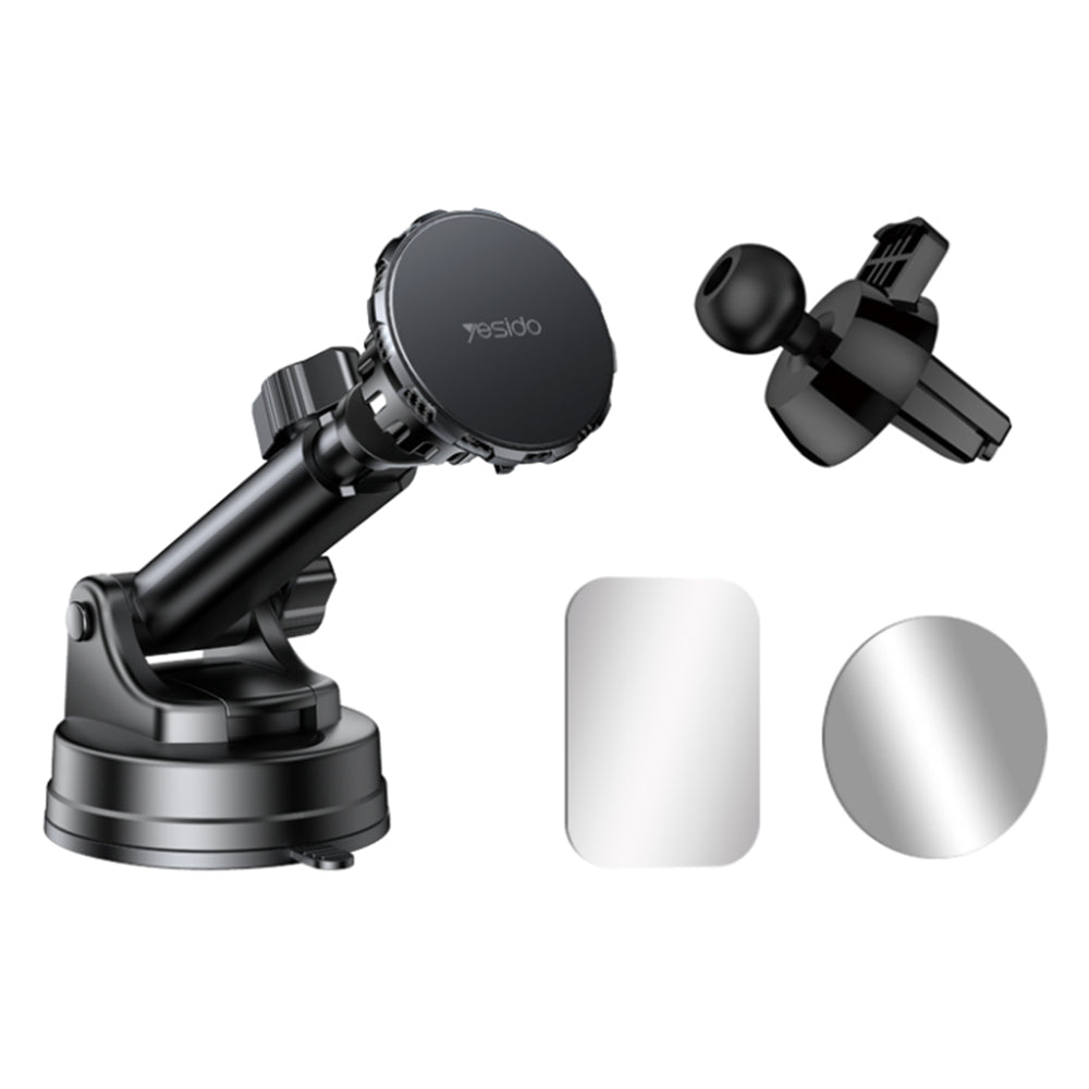 Magnetisk Bilhållare Yesido C160, Universal, Svart