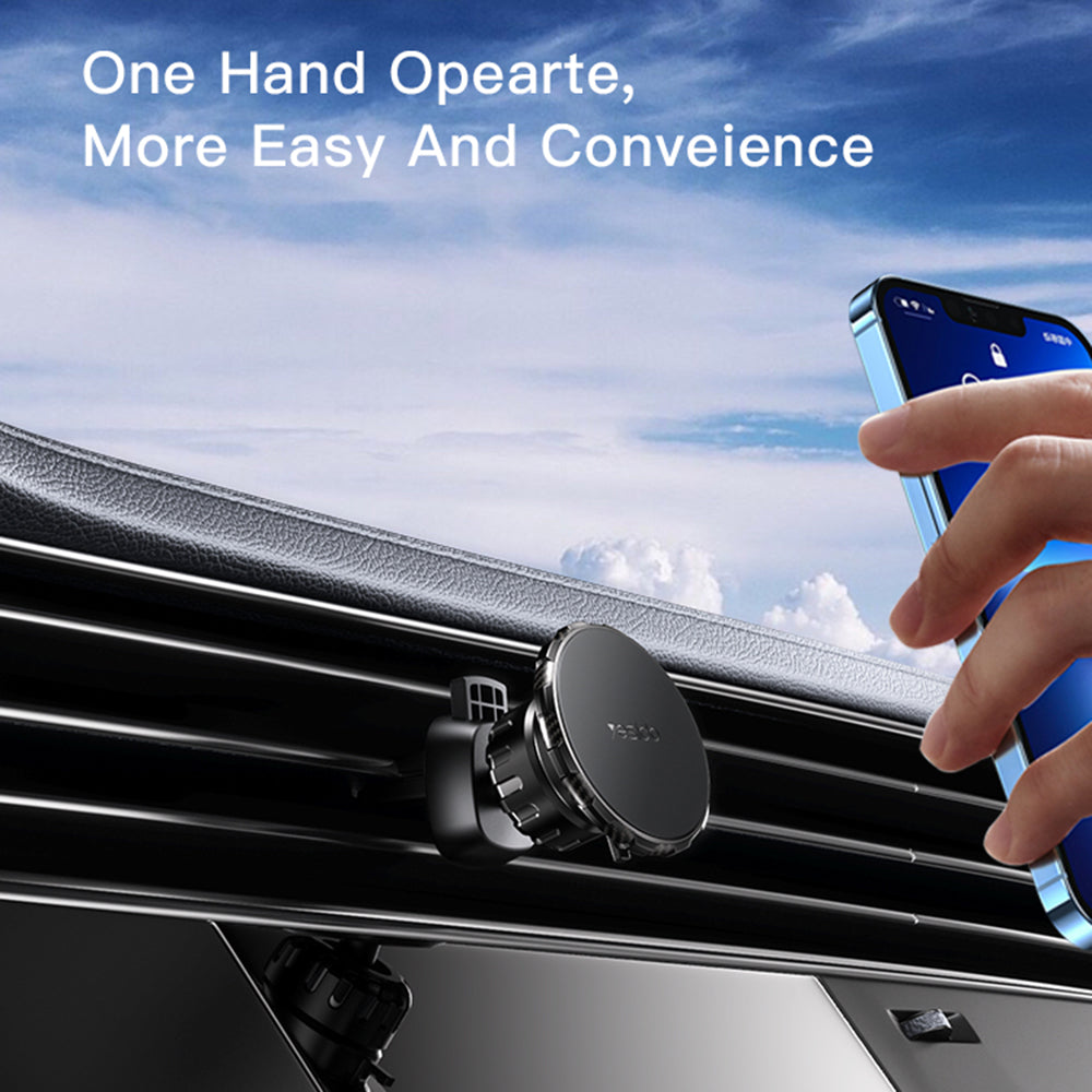 Magnetisk Bilhållare Yesido C160, Universal, Svart