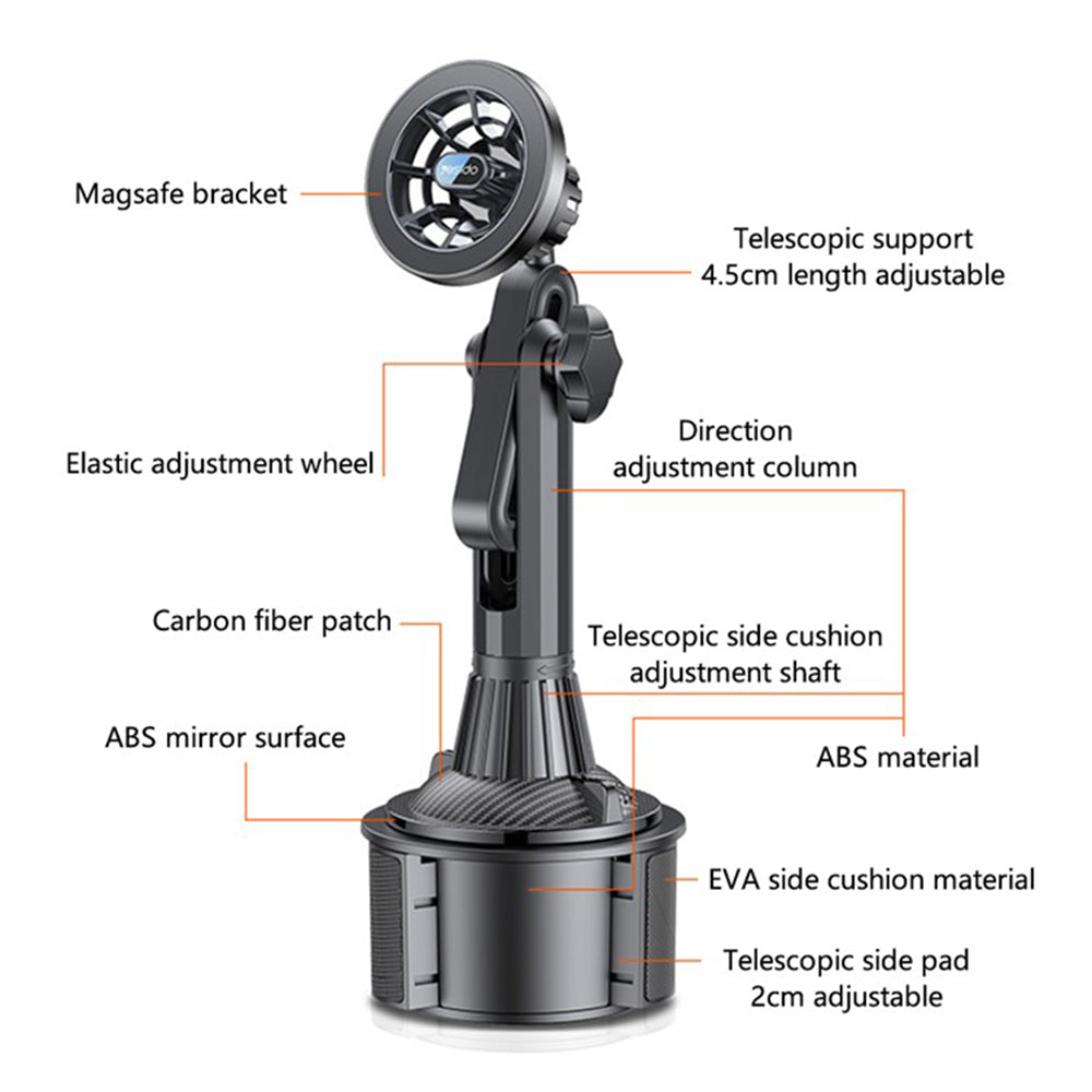 Magnetisk Bilhållare Yesido C200, Universal, Svart