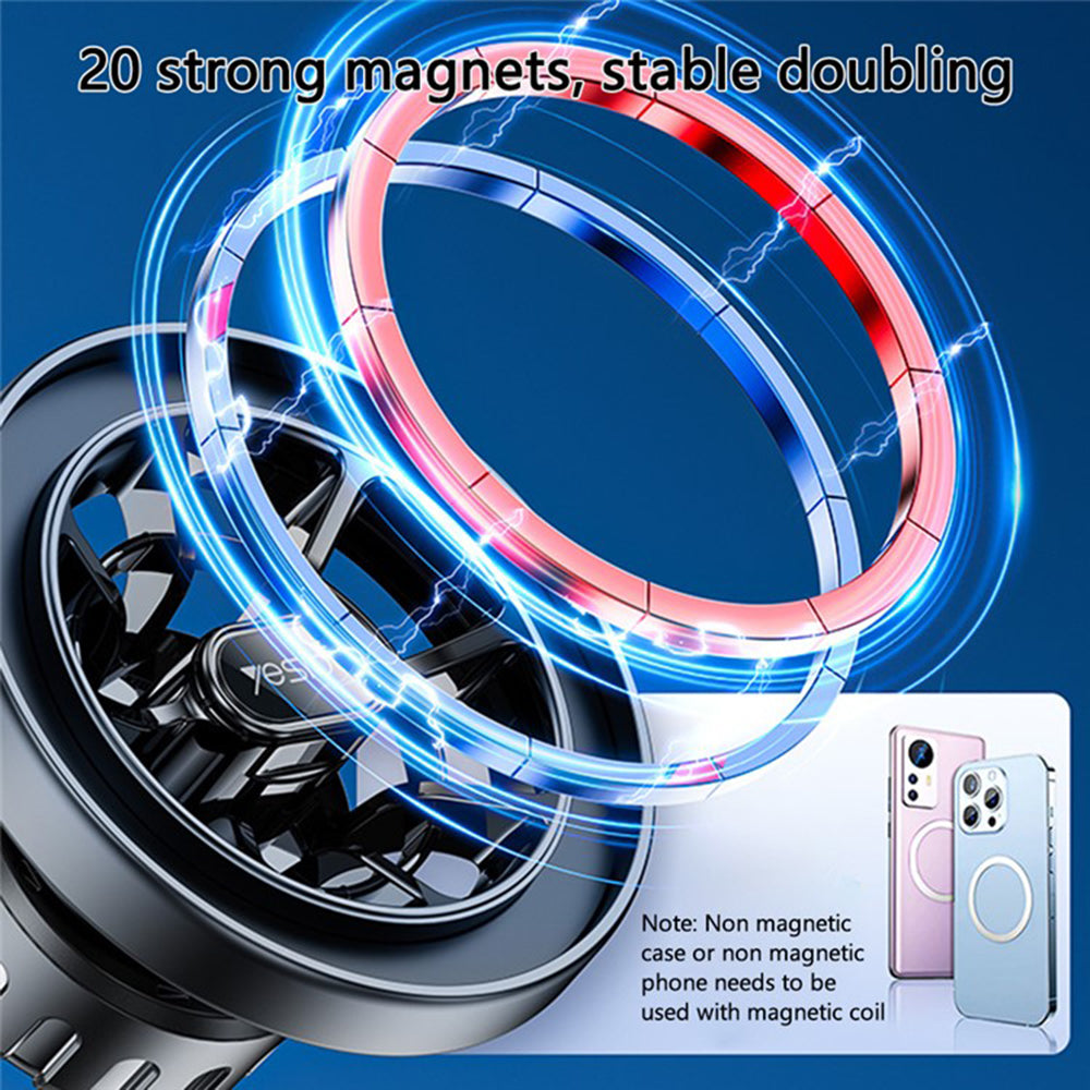 Magnetisk Bilhållare Yesido C200, Universal, Svart