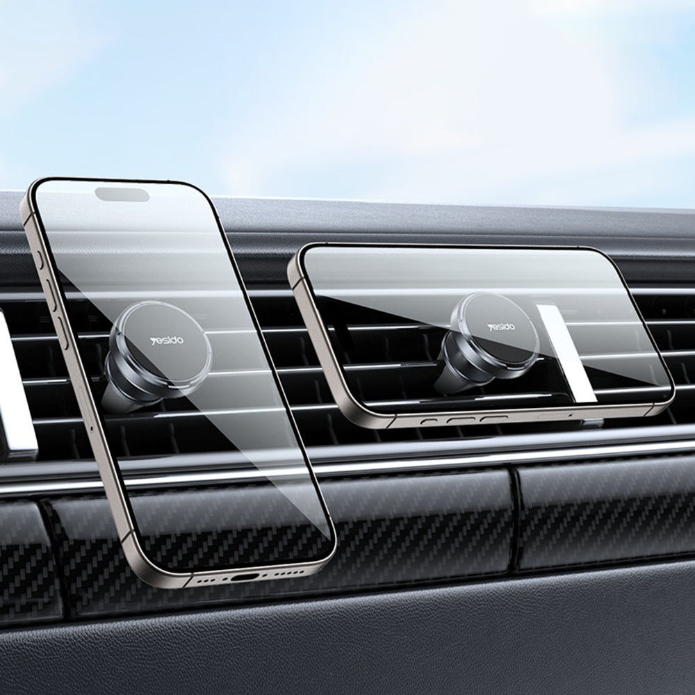 Magnetisk Bilhållare Yesido C214, Universal, Svart