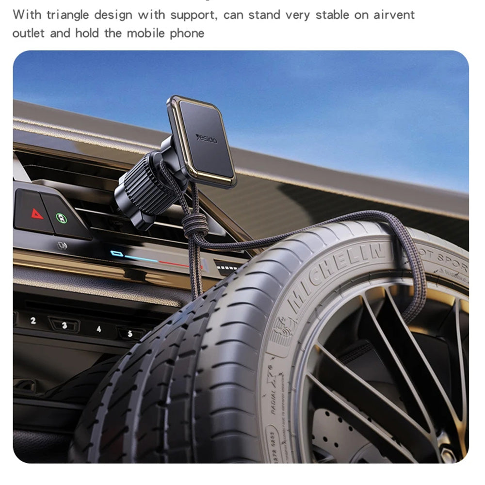 Magnetisk Bilhållare Yesido C245, Universal, Svart