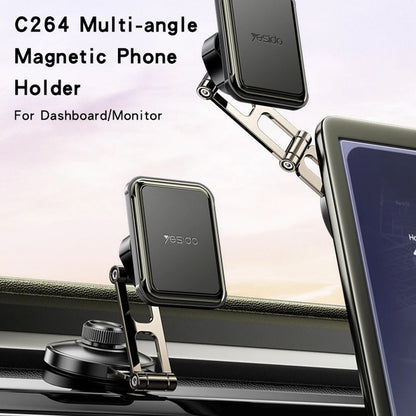 Magnetisk Bilhållare Yesido C264, Universal, Svart