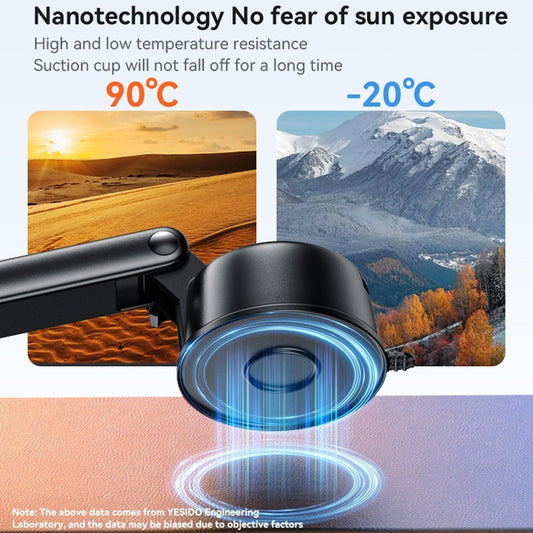 Magnetisk Bilhållare Yesido C266, Universal, Svart