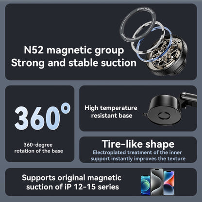 Magnetisk Bilhållare Yesido C266, Universal, Svart